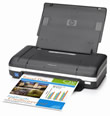 Přenosná tiskárna HP OfficeJet H470 schopná provozu na baterie a s možností bezdrátového tisku